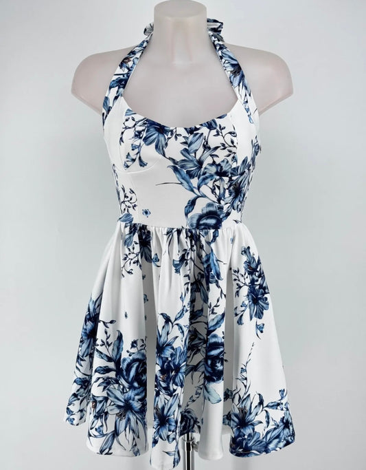 Vestido Corto Flores
