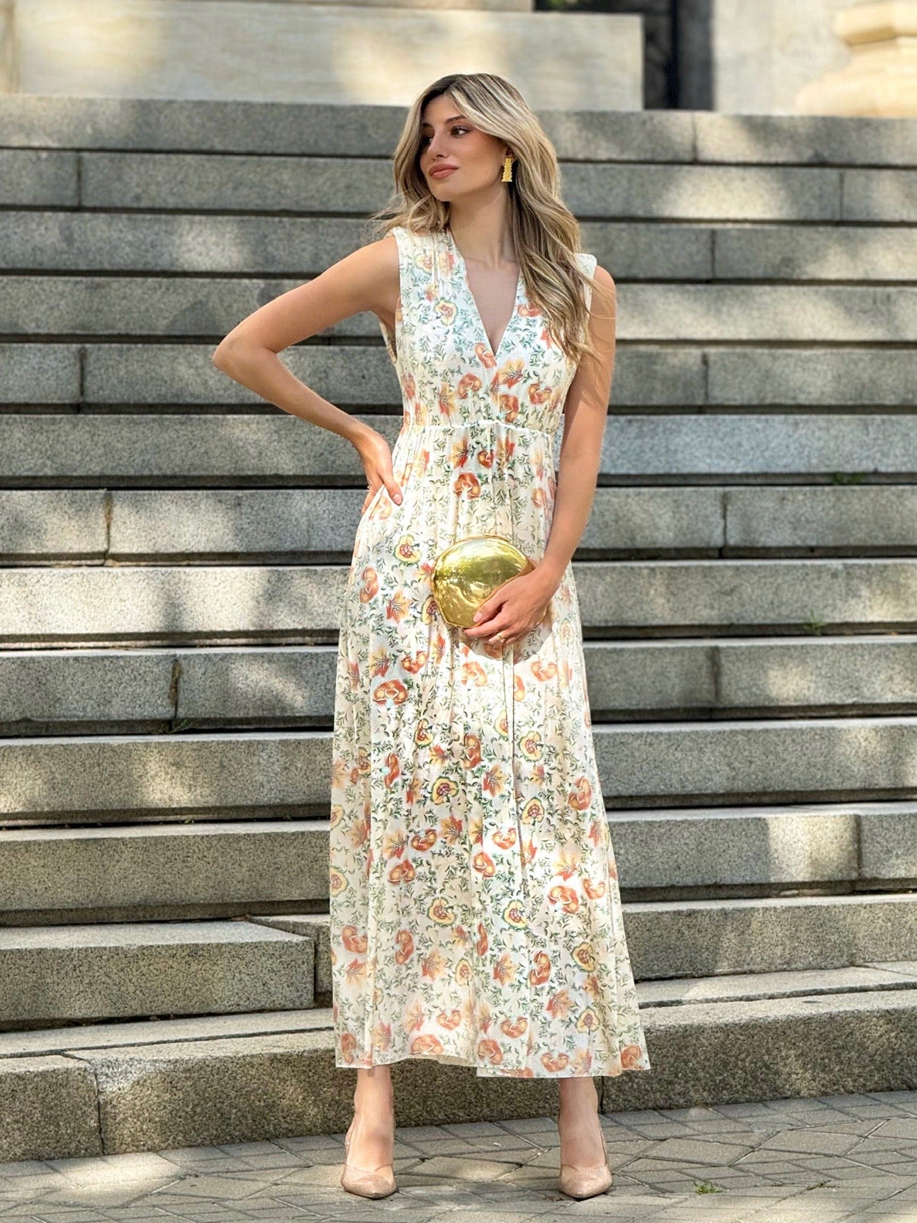 Vestido Veranero Escote V